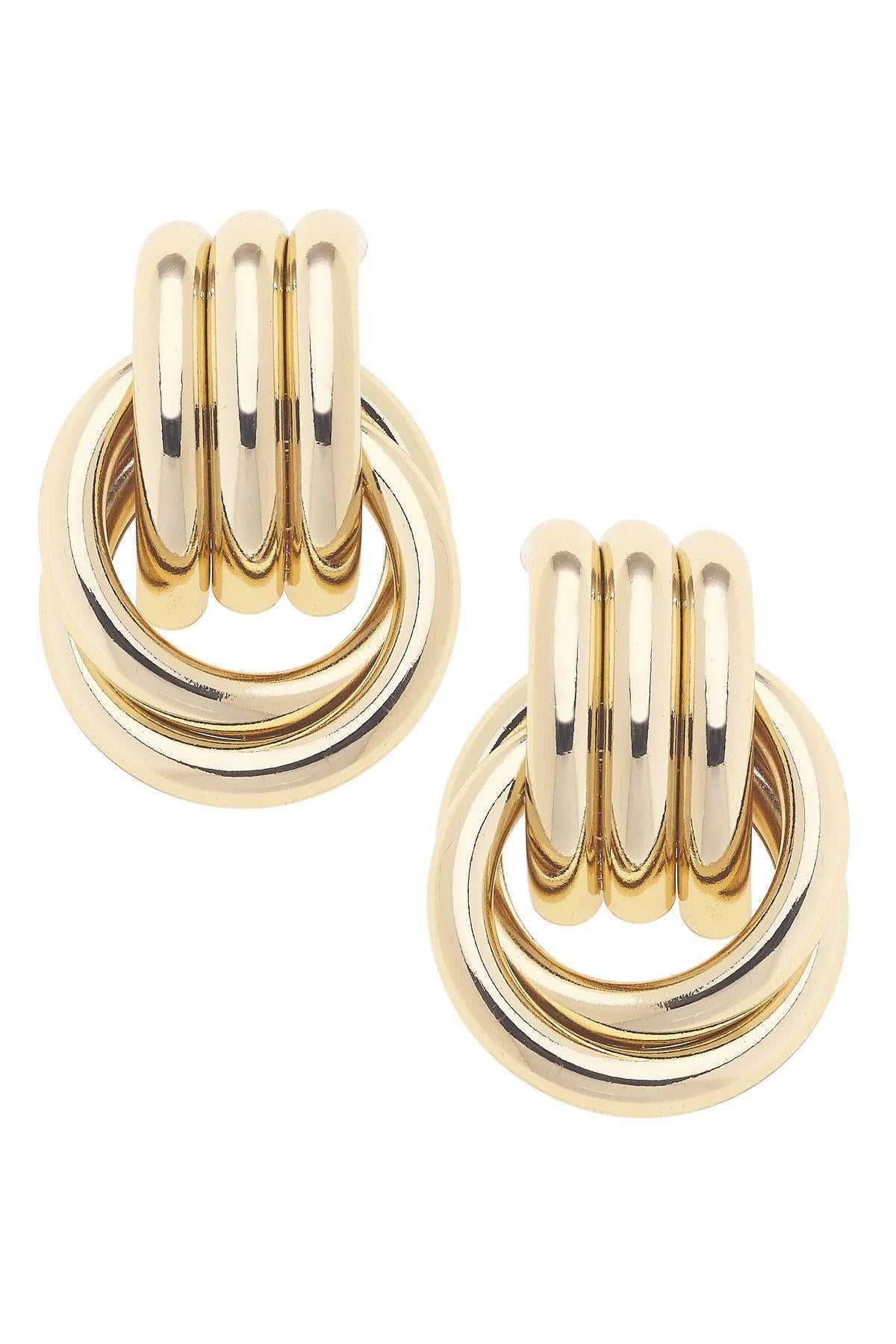 Goldie Vintage Knot Earrings