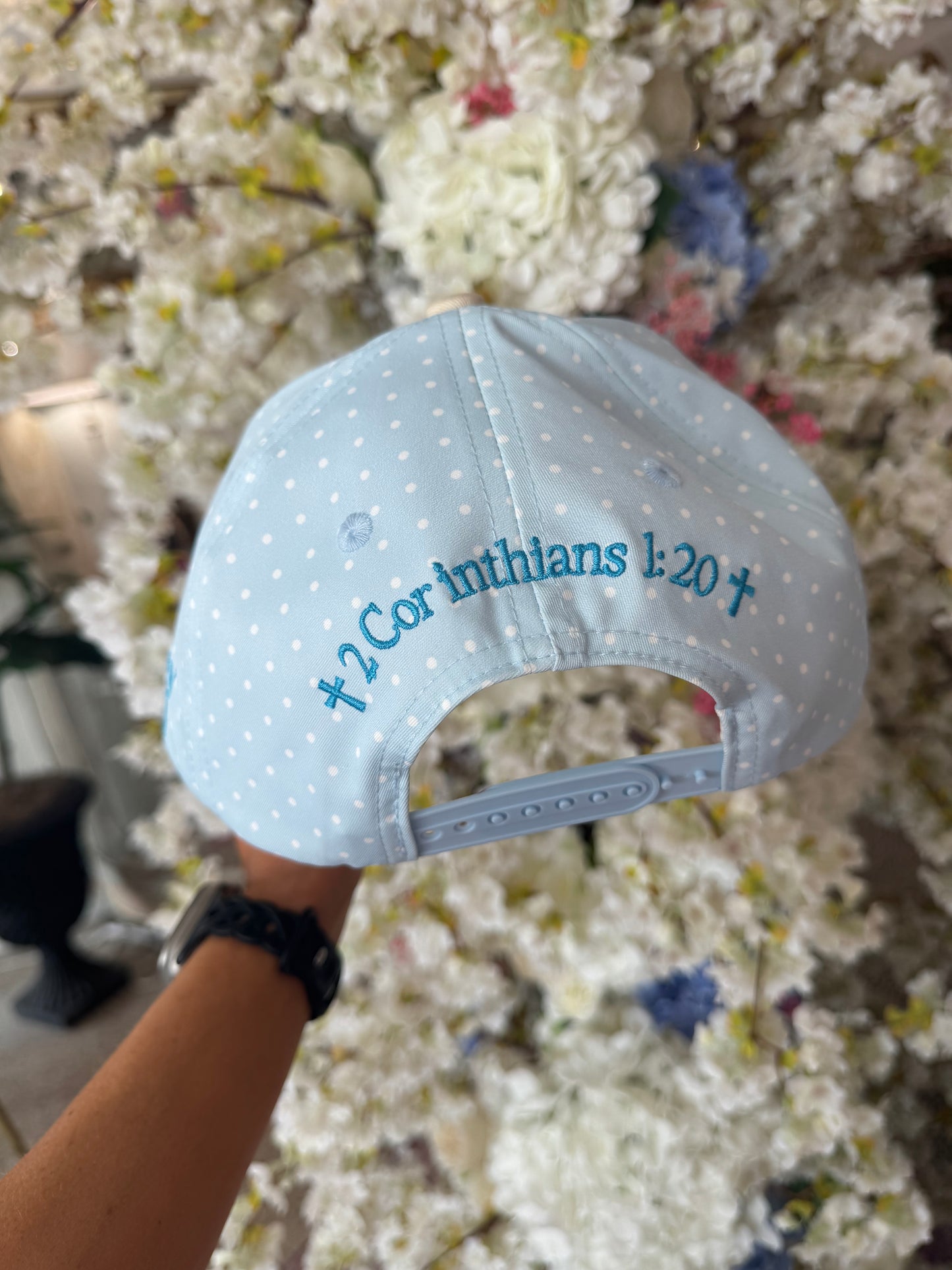 Floral Amen Hat
