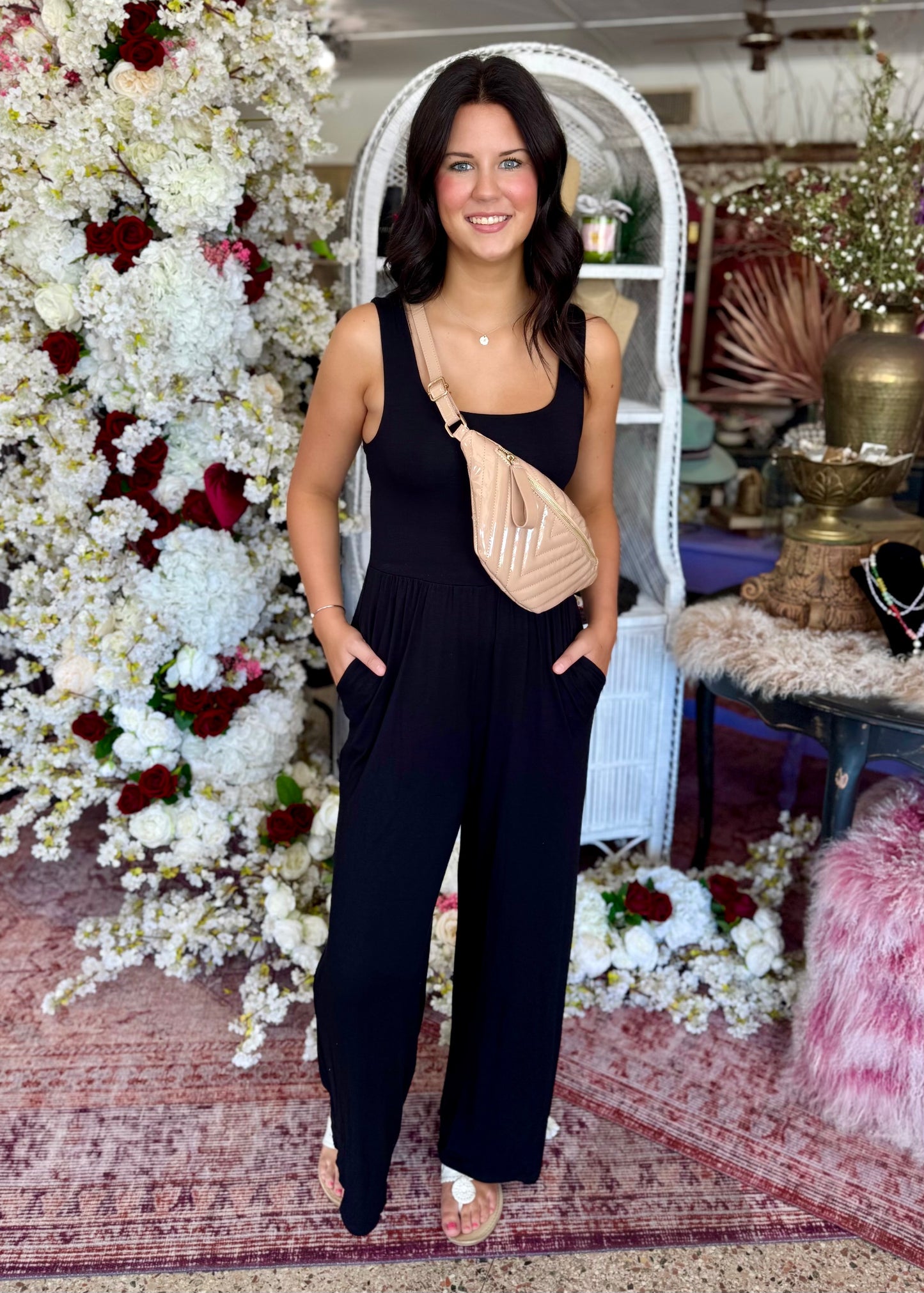 Square Neck Jumpsuit