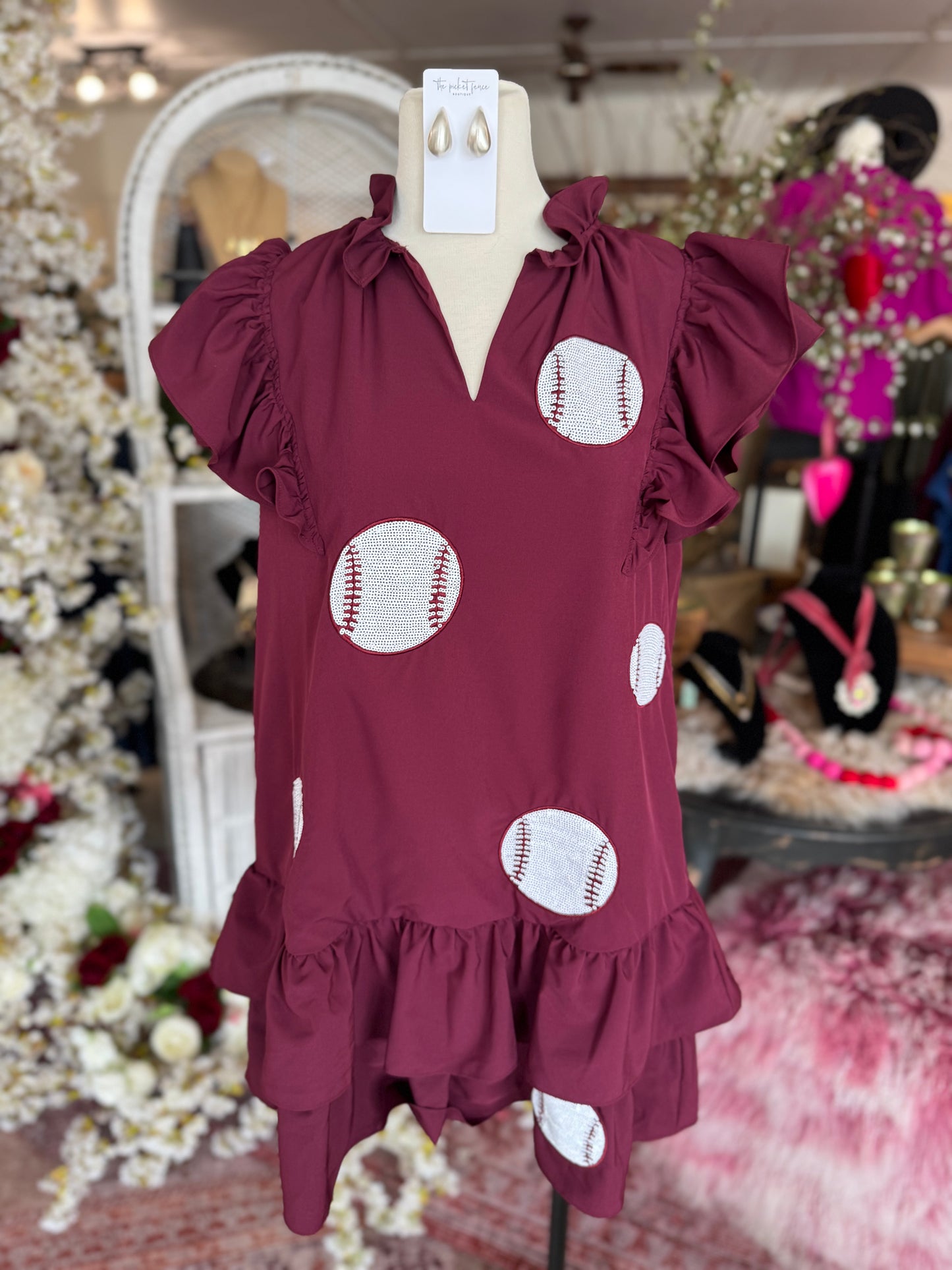 Sequin Baseball Dress