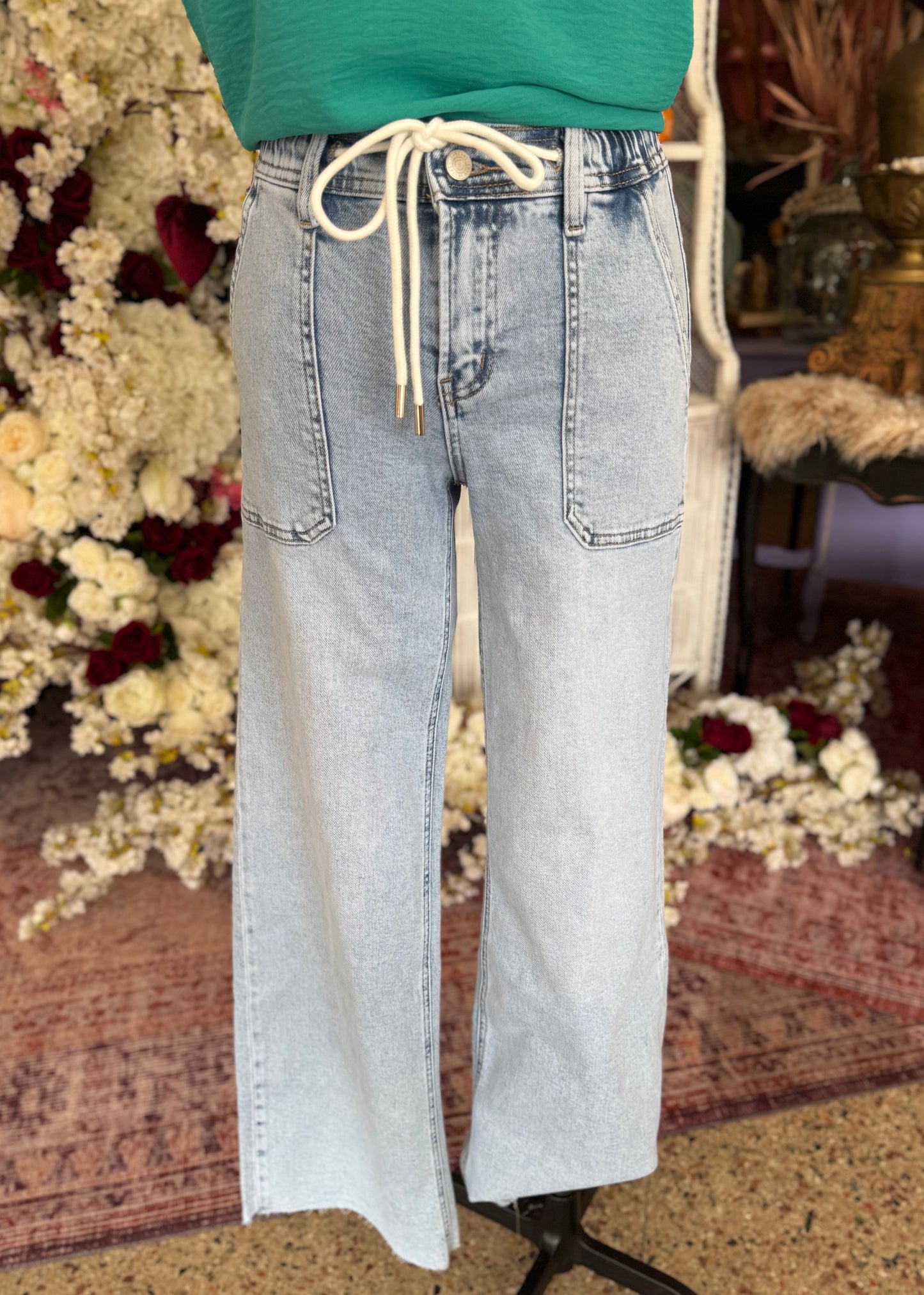 Vervet High Rise Drawstring Pants