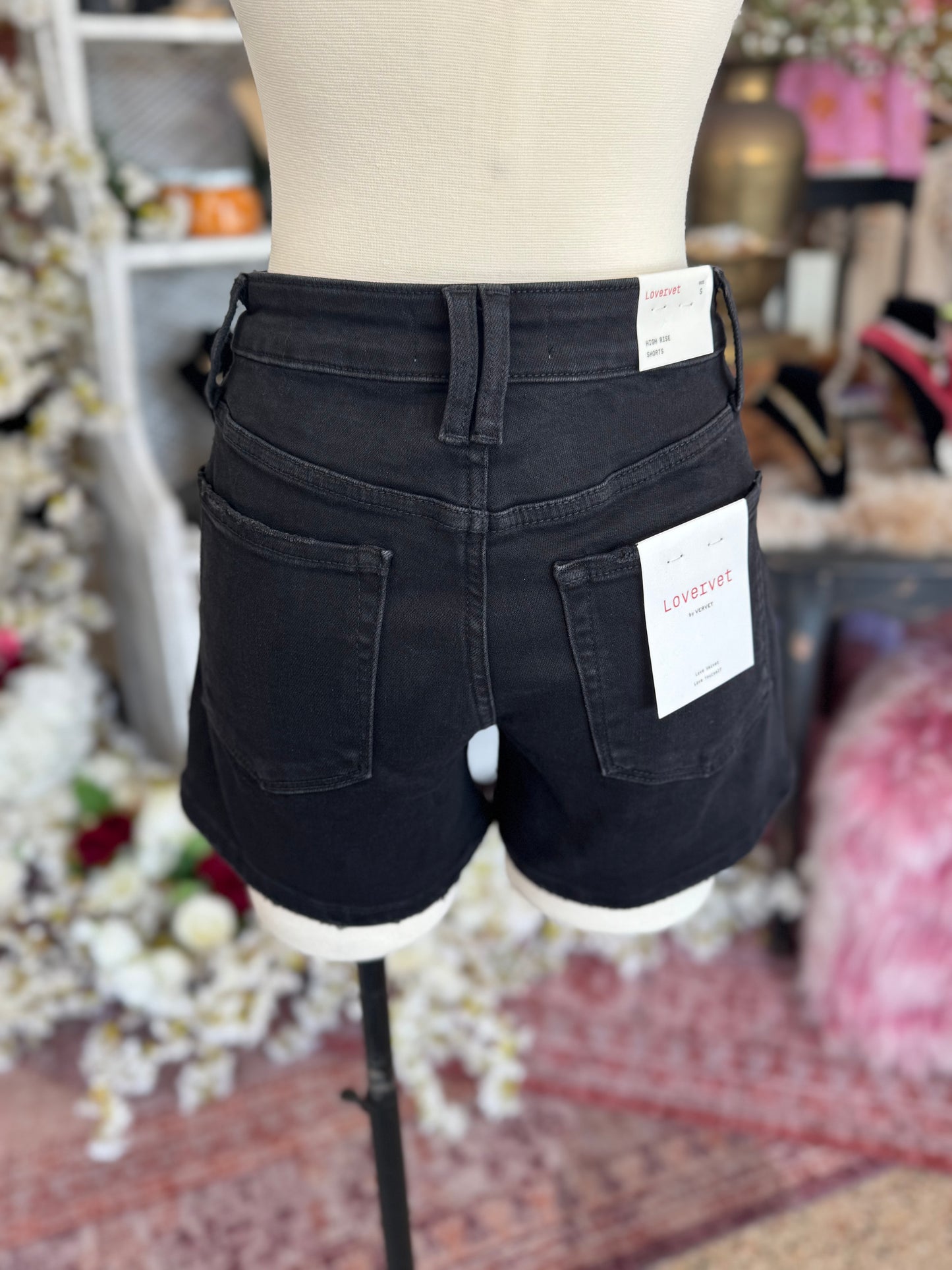 Vervet High Rise Utility Shorts