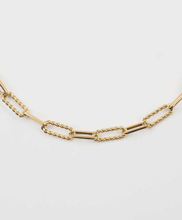 Twisted Links Necklace