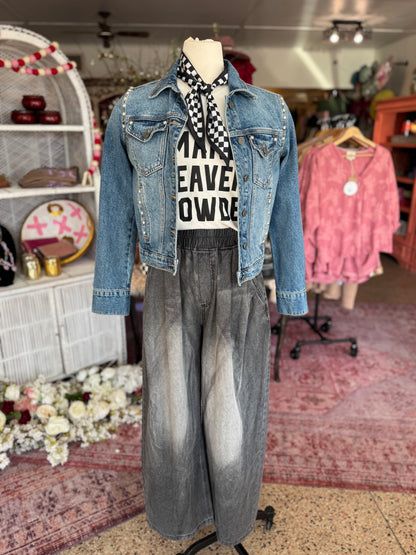 Loose Fit Denim Pants
