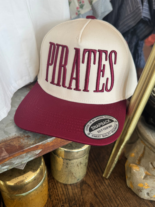 Embroidered Pirates Hat