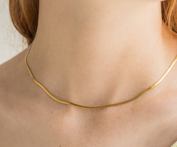 Micro Herringbone Necklace