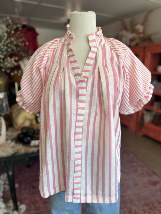Peony Striped Top