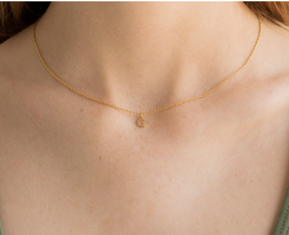 Dainty Initial Necklace