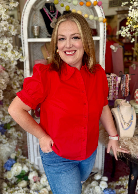 Tomato Peter Pan Collar Blouse
