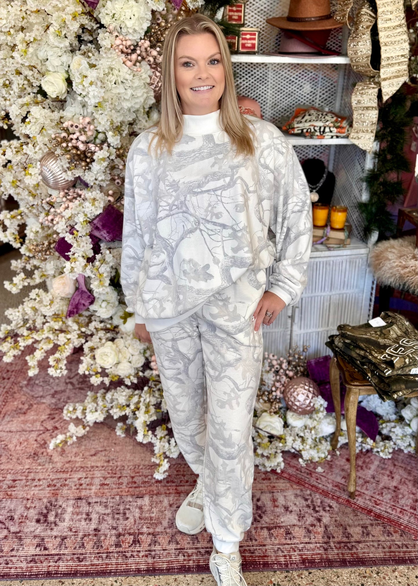 Snow Camo Jogger Set