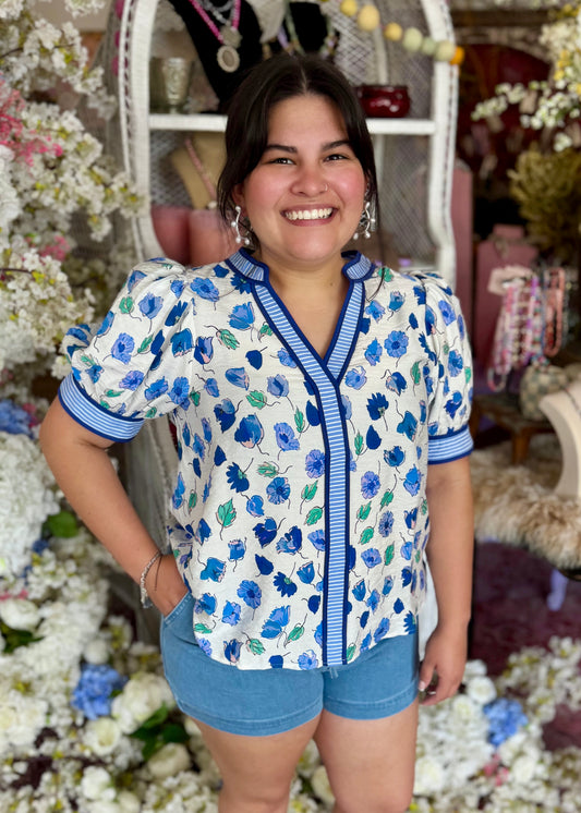 Poppy Floral Blouse