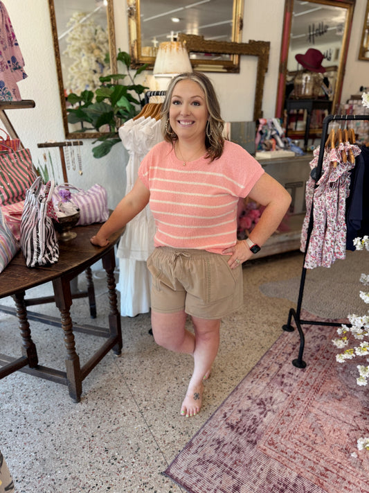 Lace Pocket Shorts