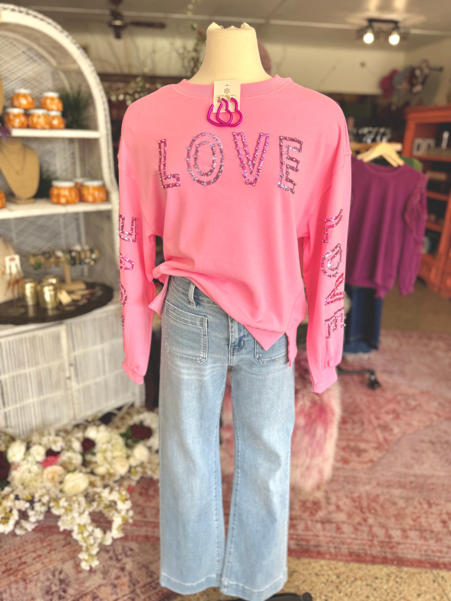 Sequin Love Pullover