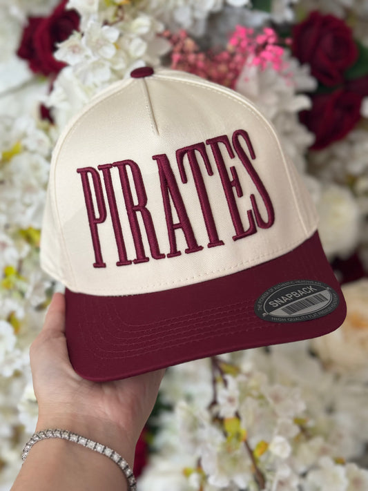 Embroidered Pirates Hat