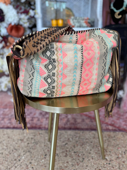 Aztec Fringe Bag