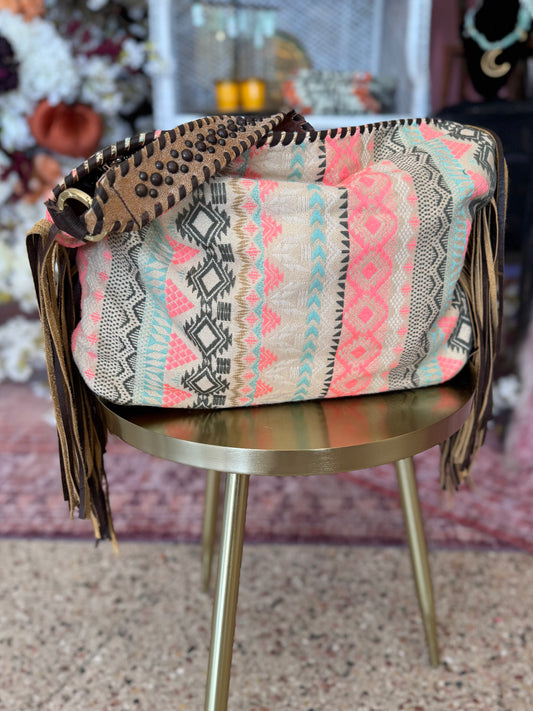 Aztec Fringe Bag