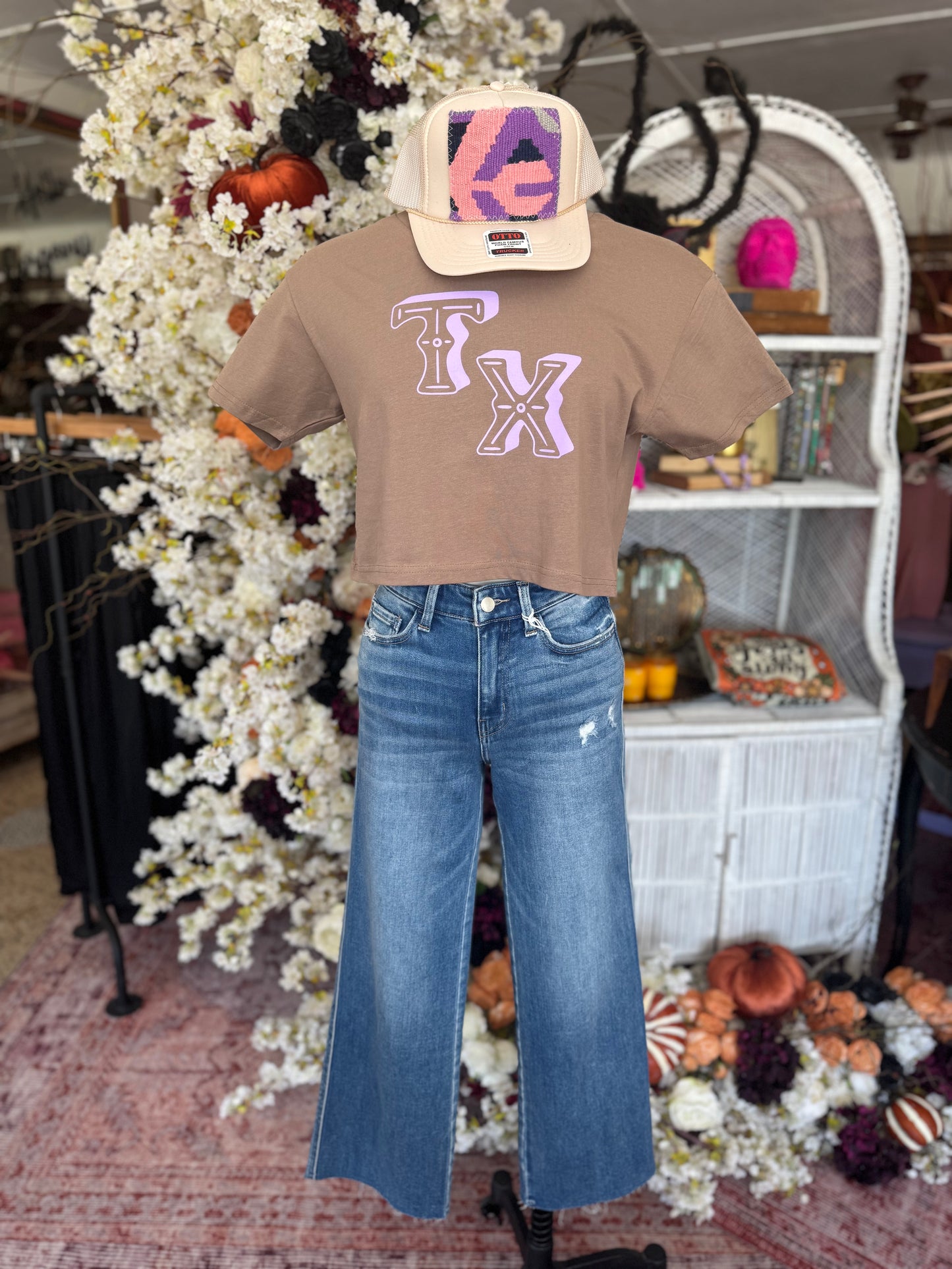 Latte TX Crop Top