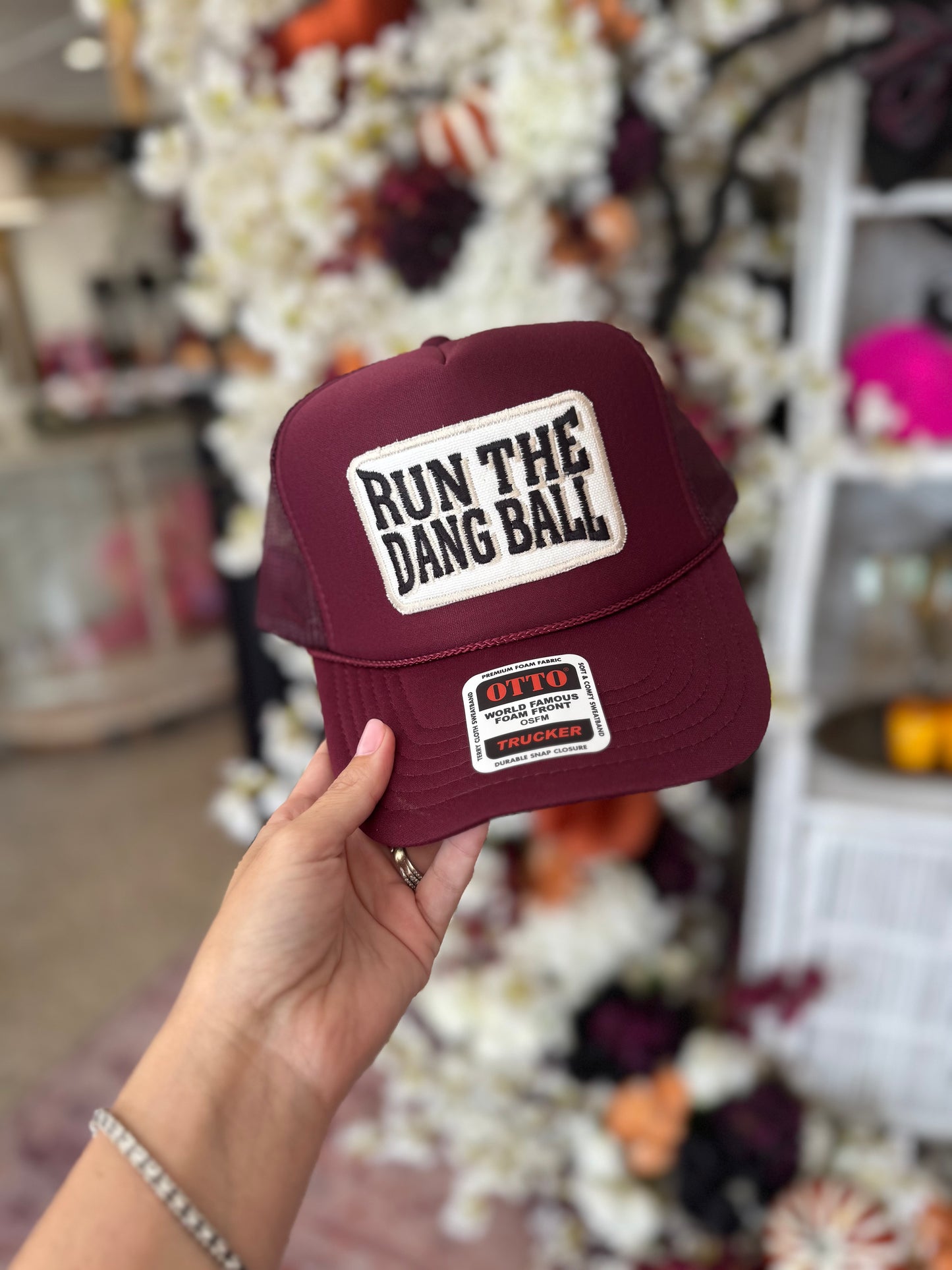 "Run The Dang Ball" Trucker Hat