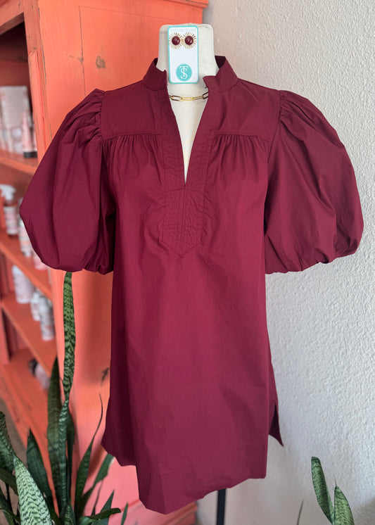 Peter Pan Collar Mini Dress