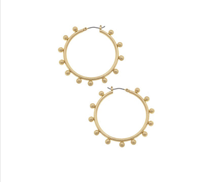 Katie Studded Hoop