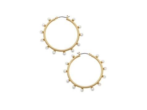 Katie Studded Hoop