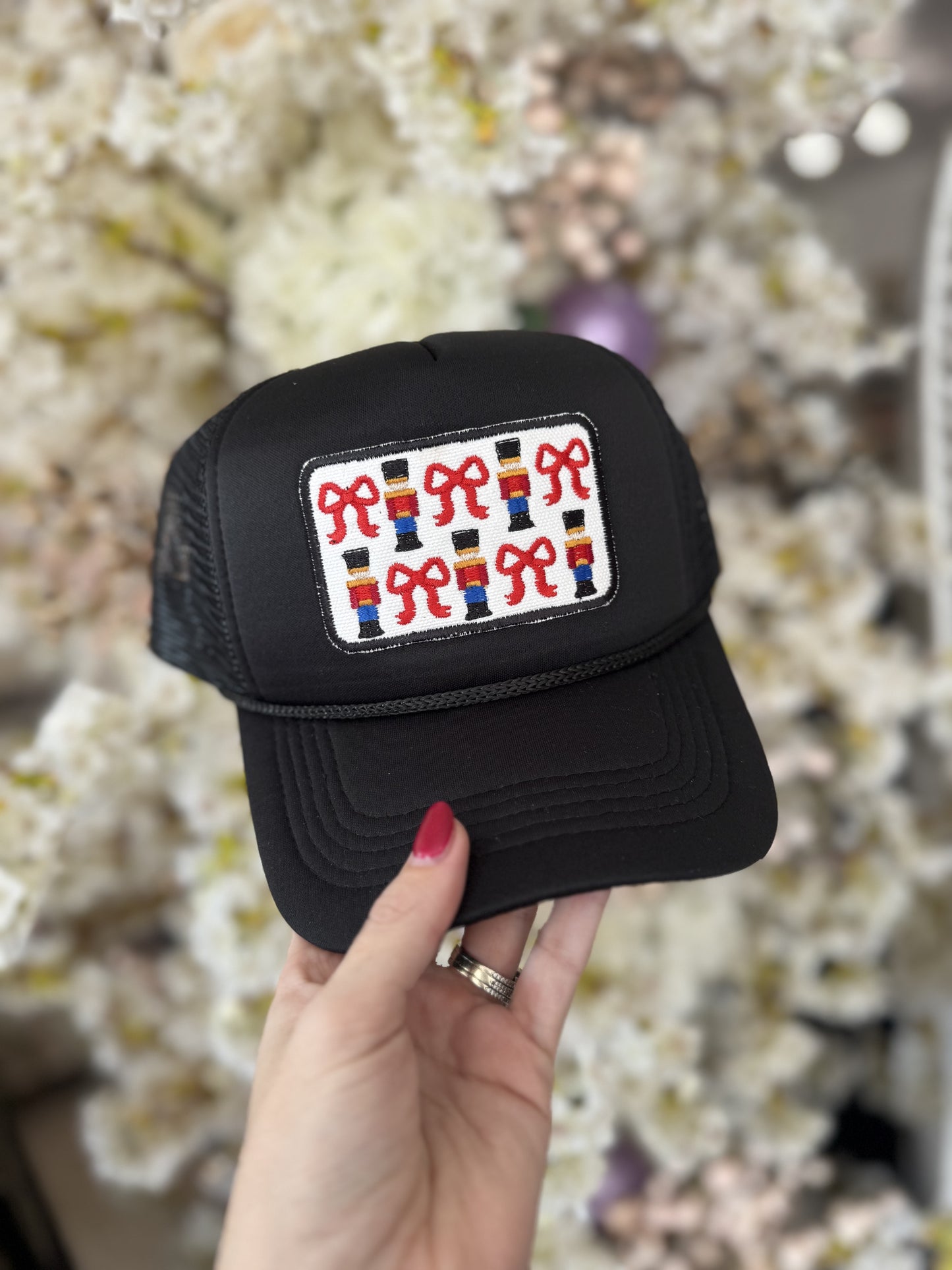 Holiday Nutcracker Patch Hat