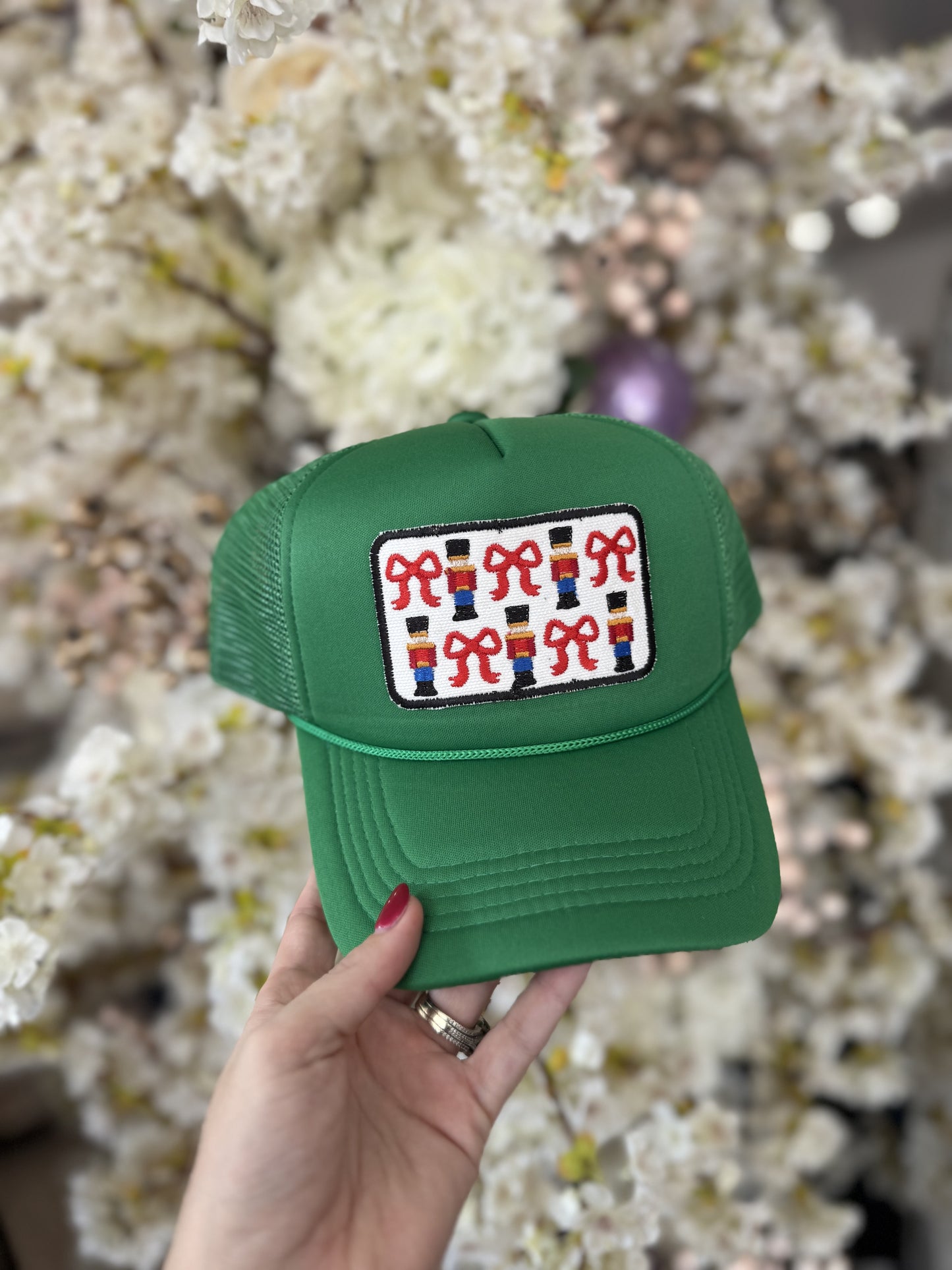 Holiday Nutcracker Patch Hat