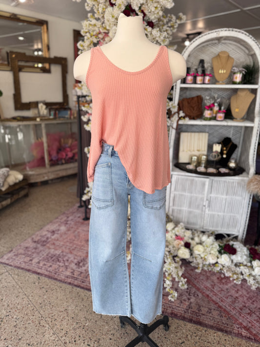 Vervet Heroine - High Rise Barrel Jean