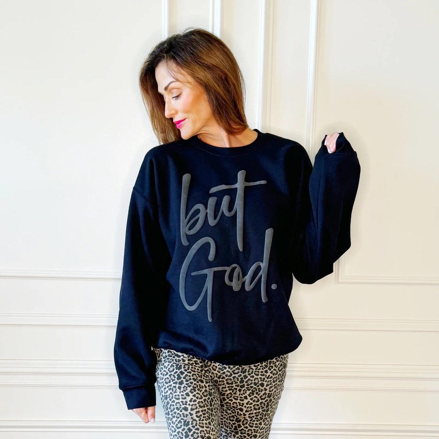 Puff "But God" Crewneck