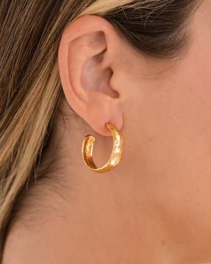 Hammered Hoops