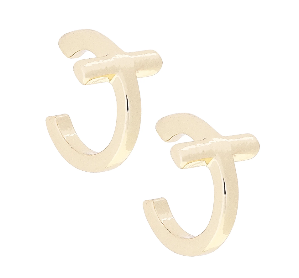 Josie Cross Mini Hoop Earrings