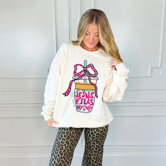Jesus Fills My Cup Crewneck