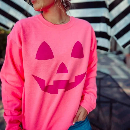 Pink-O-Lantern Pullover